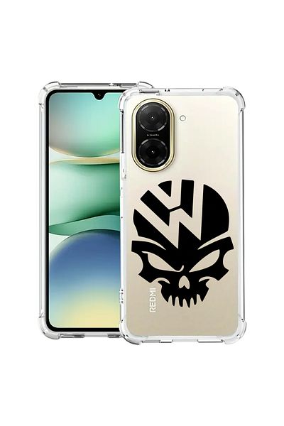 bestcase ® Anit Shock Case For Xiaomi Redmi A5, VW Skull, 2030996 AS 1663