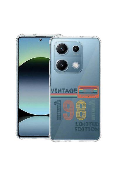 bestcase ® Anit Shock Case For Xiaomi Redmi Note 14S, Limited Edition 1981, 1997762 AS 1977