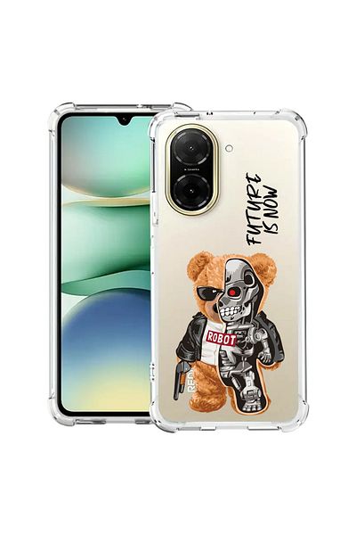 bestcase ® Anit Shock Case For Xiaomi Redmi A5, Half Robot Half Teddy Bear, 2030996 AS 931