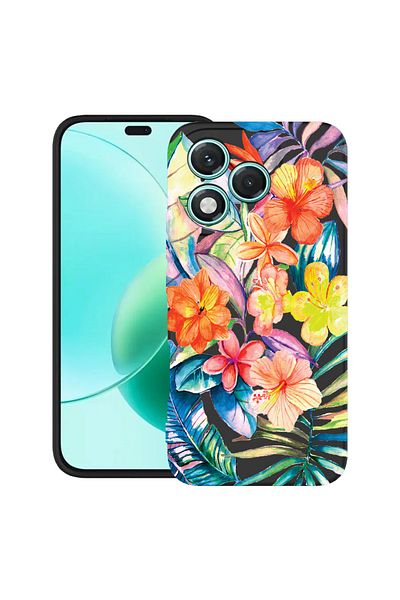 bestcase ® Slim Silicon Case For Honor 400 Lite, Topical Flowers, 2022870 B 498