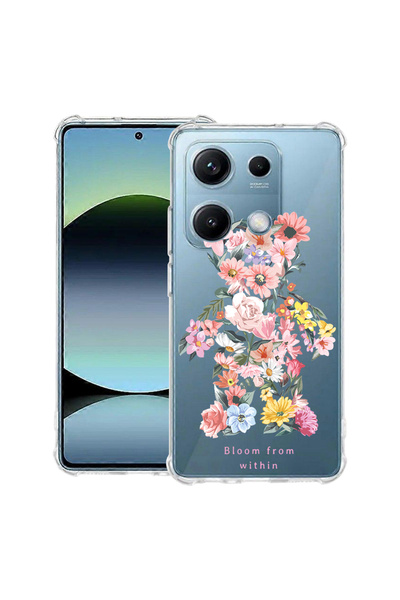bestcase Husă antișoc pentru OPPO Reno 13 5G cu design Teddy Bear Bloom From ...
