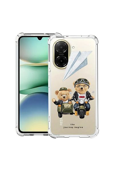 bestcase ® Anit Shock Case For Xiaomi Redmi A5, Teddy On The Road, 2030996 AS 932