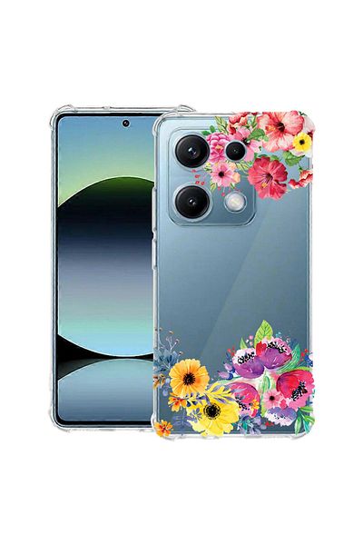 bestcase ® Anit Shock Case For Xiaomi Redmi Note 14S, Flowers, 1997762 AS 56