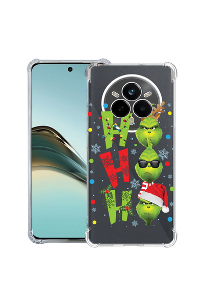 bestcase ® Carcasă Anit Shock pentru Realme 14 Pro Plus, Grinch - Ho Ho Ho, 1...