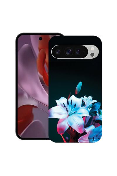 bestcase ® Slim Silicon Case For Google Pixel 10 / Pixel 10 Pro, Orchid Flower, 2030992 B 1377