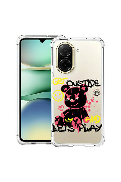 bestcase ® Carcasă Anit Shock pentru Xiaomi Redmi A5, Ursuleț de pluș Lets Pl...