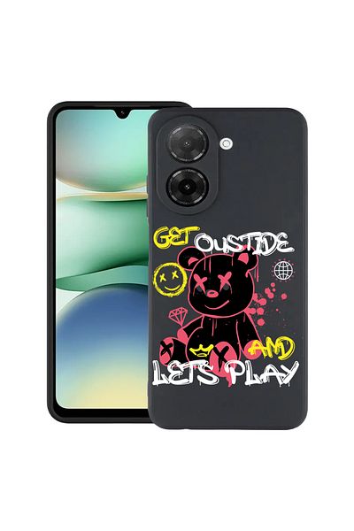 bestcase ® Slim Silicon Case For Xiaomi Redmi A5, Teddy Bear Lets Play, 2030991 B 1554