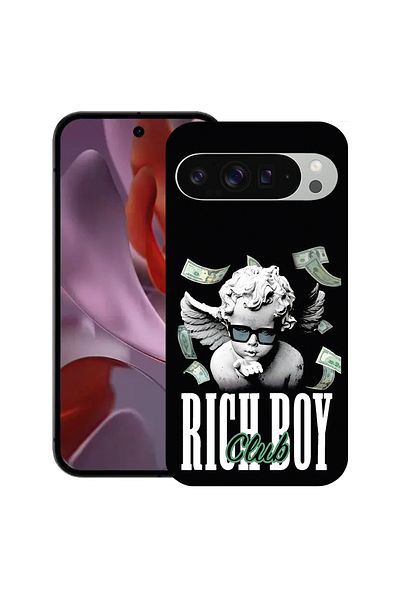 bestcase ® Slim Silicon Case For Google Pixel 10 / Pixel 10 Pro, Rich Boy Club, 2030992 B 1457