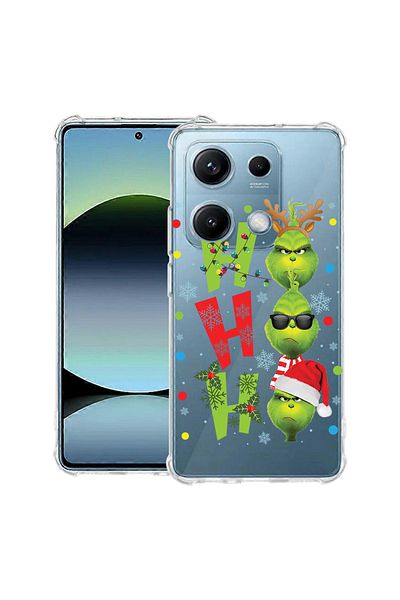 bestcase ® Anit Shock Case For Xiaomi Redmi Note 14S, Grinches - Ho Ho Ho, 1997762 AS 1602
