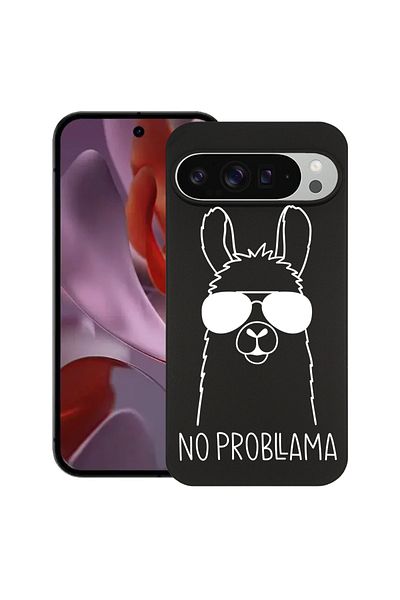 bestcase ® Slim Silicon Case For Google Pixel 10 Pro XL, No Prob LLama, 2036426 B 1819