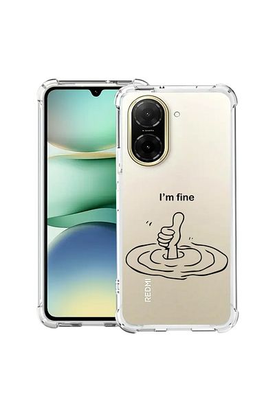 bestcase ® Anit Shock Case For Xiaomi Redmi A5, I'm Fine, 2030996 AS 1867