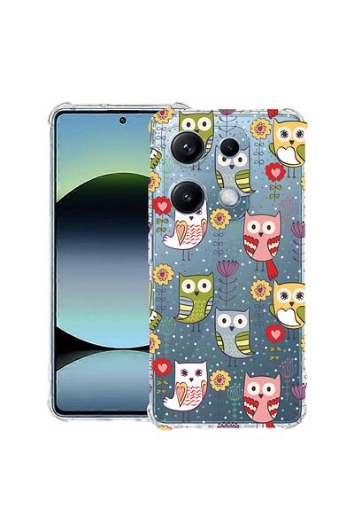 bestcase ® Anit Shock Case For Xiaomi Redmi Note 14S, Owl Pattern, 1997762 AS 1437
