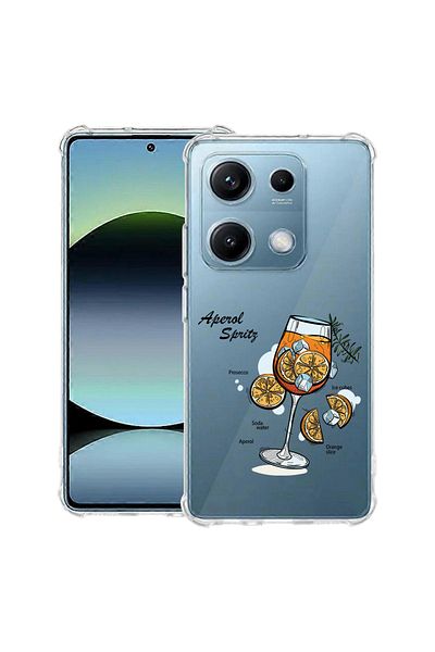 bestcase ® Anit Shock Case For Xiaomi Redmi Note 14S, Aperol Spritz, 1997762 AS 1844