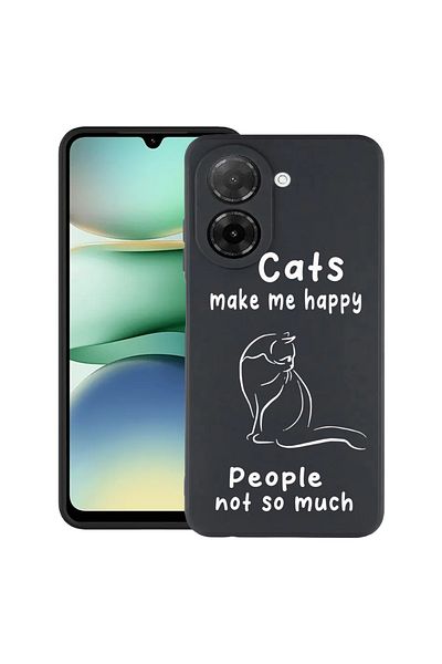bestcase ® Slim Silicon Case For Xiaomi Redmi A5, Cats And People, 2030991 B 1852