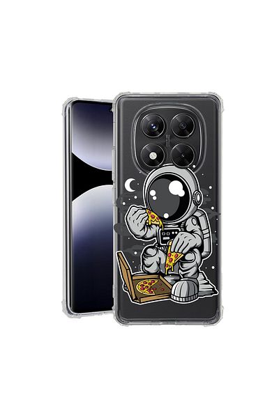 bestcase ® Anit Shock Case For Xiaomi Redmi Note 14 Pro 4G, Astronaut Pizza, 1997764 AS 1004