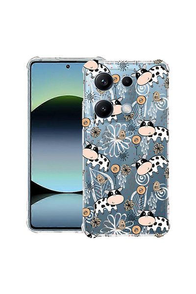 bestcase ® Anit Shock Case For Xiaomi Redmi Note 14S, Cow Pattern, 1997762 AS 1434