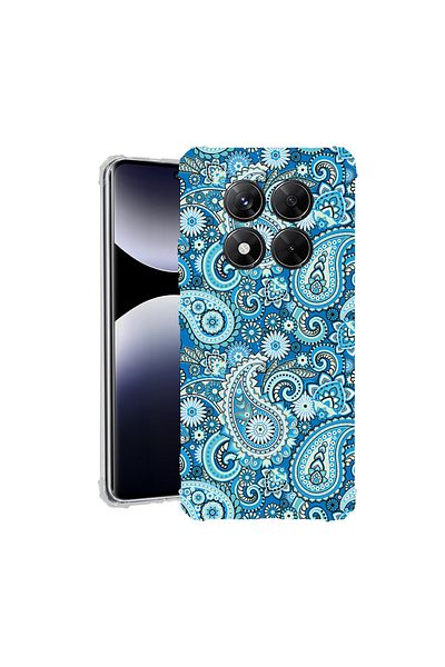 bestcase ® Anit Shock Case For Xiaomi Redmi Note 14 Pro 4G, Blue Non-figurative, 1997764 AS 1438