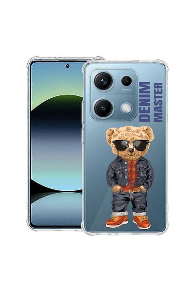 bestcase ® Anit Shock Case For Xiaomi Redmi Note 14S, Denim Master - Teddy Bear, 1997762 AS 927