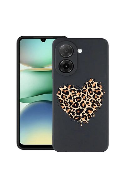 bestcase ® Slim Silicon Case For Xiaomi Redmi A5, Leopard Heart, 2030991 B 761