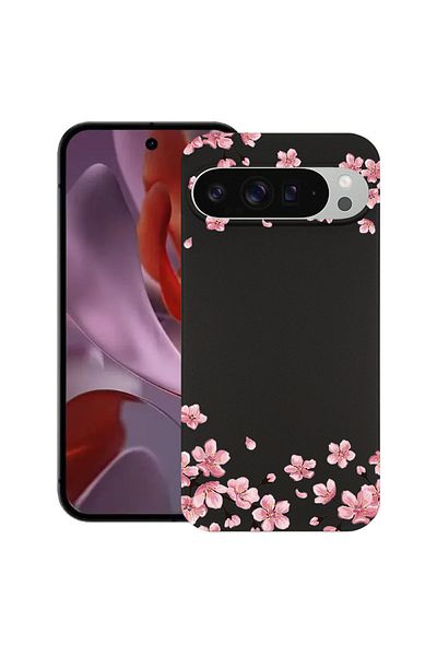 bestcase ® Slim Silicon Case For Google Pixel 10 Pro XL, Pastel colors - flowers, 2036426 B 694