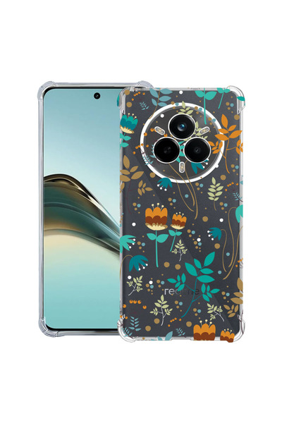 bestcase ® Carcasă Anit Shock pentru Realme 14 Pro Plus, Flori de primăvară, ...