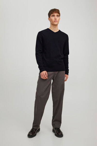 Jack & Jones Men's V-Neck Knitwear - Basic