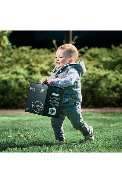 baby be. Marsupiu ergonomic tip centura, Baby be, 3-20 kg, Albastru inchis/Gri inchis