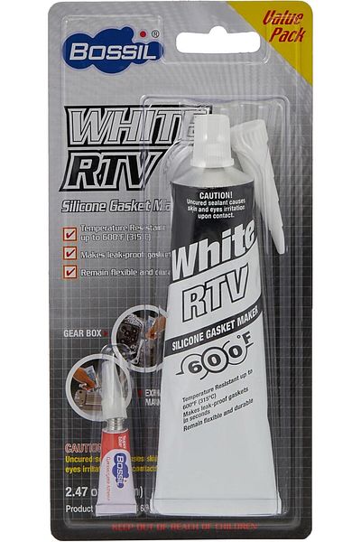 Generic Bossil RTV Silicone Gasket Maker White 2.47 Oz