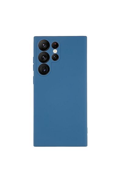 bestcase ® Premium Silicon Case For Samsung Galaxy S23 Ultra, Dark Blue