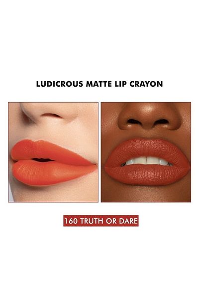 MILANI Ludicrous Matte Lip Crayon 160 Truth or Dare – Vegan Cream-to-Matte Bold Lip Color, 1.4g