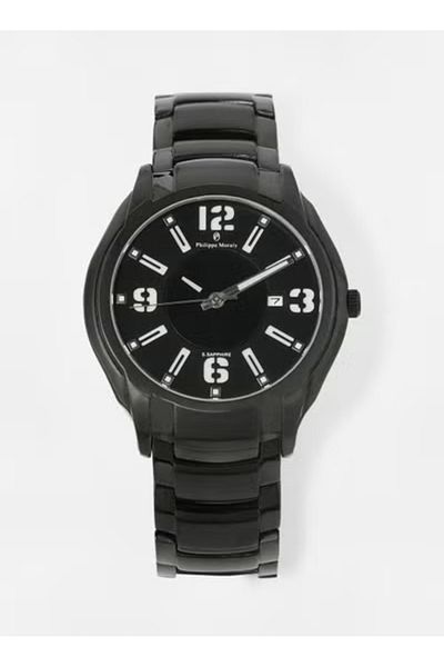 Philippe Moraly Men's Analog Wrist Watch M1321BB - 32 mm