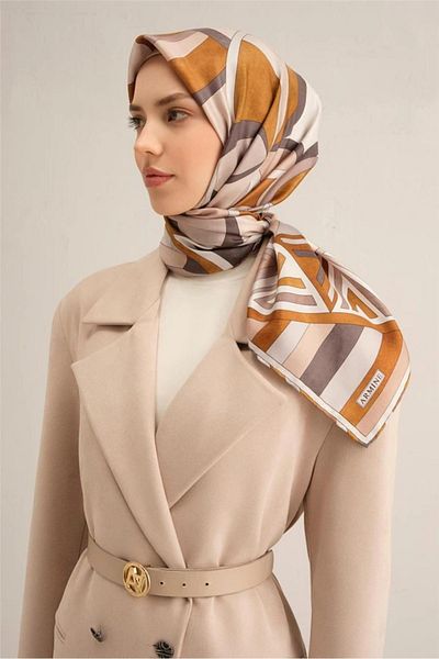 Armine Twill Silk Scarf 2025 Summer Season 9336D01-83