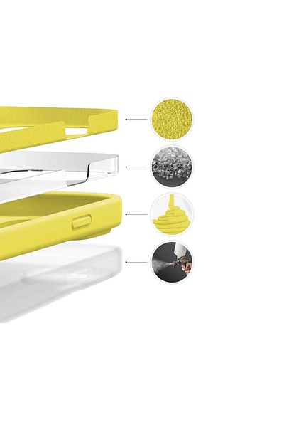 bestcase ® Premium Silicon Case For Samsung Galaxy S24 Ultra, Yellow