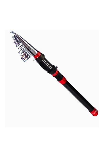 Adsinio Lansetă telescopică, Adsinio, Carbon, 2,7 m, Lungime retrasă 44 cm, 190 g, Inele din carbură de siliciu, SiC,