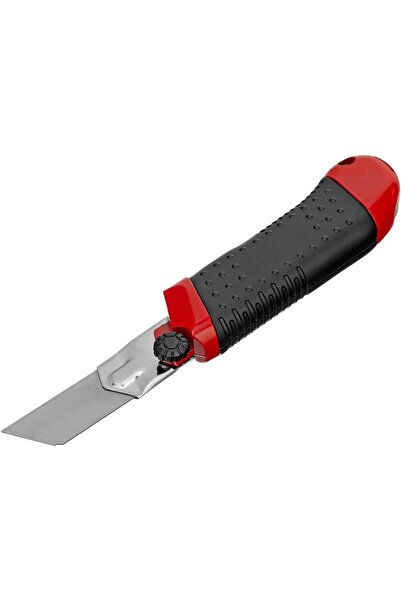 mtx Retractable Blade Knife, 25mm, Reinforced Metal Rail, Rubber-Coated Metal Handle
