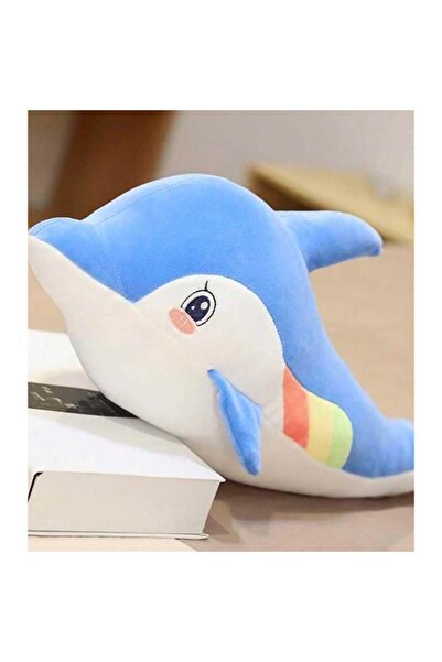 OEM Jucărie de pluș Delfin, Albastru, 60 cm