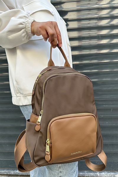 Just Polo Imported Satin Leather Women's School and Backpack