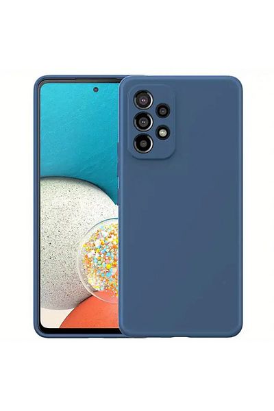 bestcase ® Premium Silicon Case For Samsung Galaxy A52 4G / A52 5G / A52s, Dark Blue