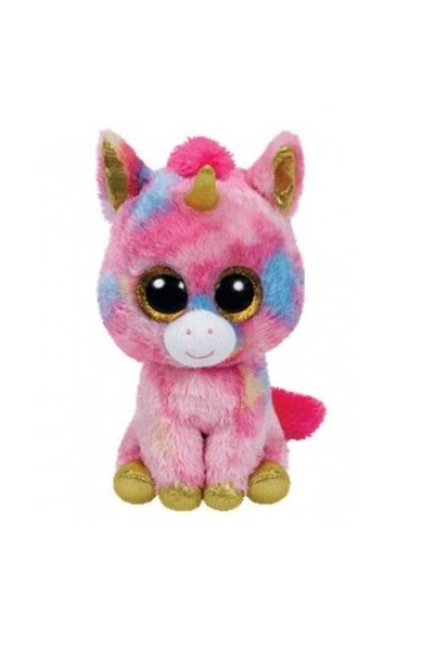 TY Jucarie de plus - Beanie Boos, Unicornul Fantasia, 24 cm