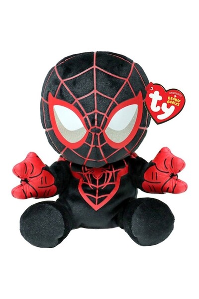 OEM Ty Beanie Babies - Jucărie moale Marvel Miles Morales Spiderman, 15 cm