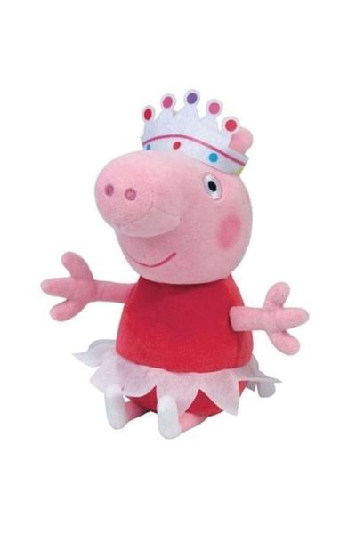TY Plush Toy, Ballerina Peppa Pig, 15cm