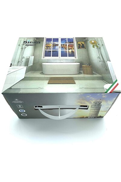 Siena Bath Faucet chrome plated complete set with mixer leg and wall cover (Siena Series 3)