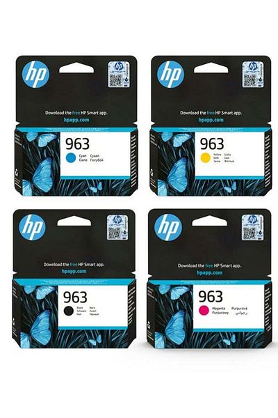 HP Original 963 Ink Cartridges 4-pack Cyan, Magenta, Yellow, Black