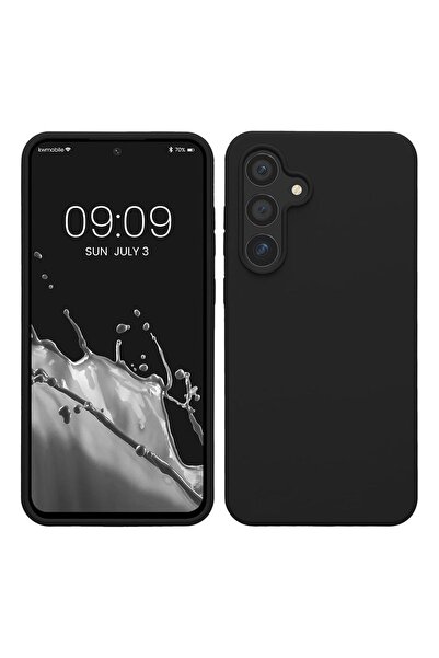 bestcase Husă premium din silicon pentru Samsung Galaxy S24 FE, neagră
