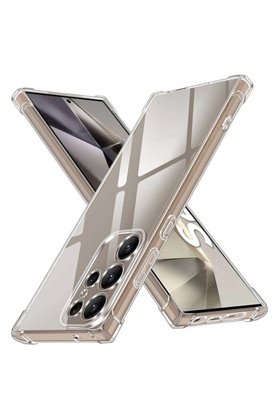 bestcase ® Αντικραδασμική θήκη για Samsung Galaxy S24 Ultra, διαφανής