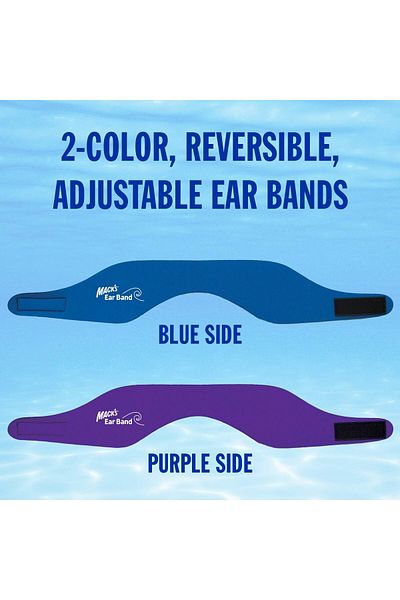 Mack's Swimming Headband – Best Swimmer's Headband - Official Swimming Ear Band of USA Swimming