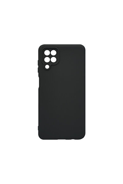 bestcase Husă premium din silicon pentru Samsung Galaxy A12 / Galaxy M12, neagră