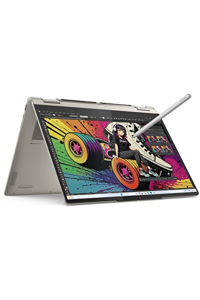 LENOVO Laptop Yoga 7 2-în-1 14AKP10, AMD Ryzen AI 7 350, 14" WQXGA+ OLED, 24 GB RAM, 1 TB SSD, AMD Rad