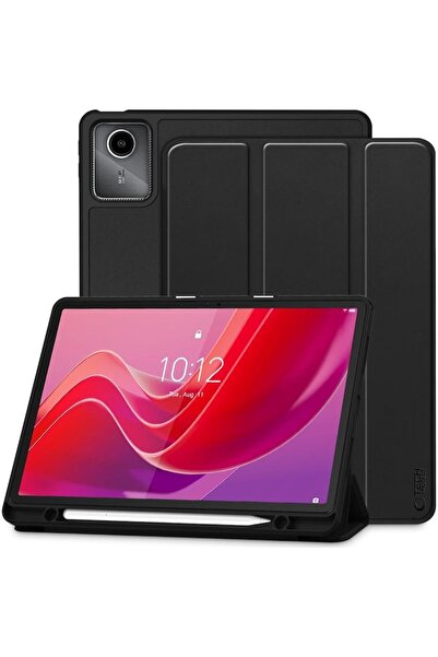 Tech-Protect Tablet Case, Tech-Protect, Polyurethane/Synthetic Leather, Compatible with Lenovo Tab M11, Black