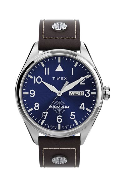 Timex Ceas bărbătesc cu cuarț albastru Timex-TWG030100